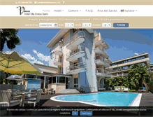 Tablet Screenshot of hotelvillaenrica.com